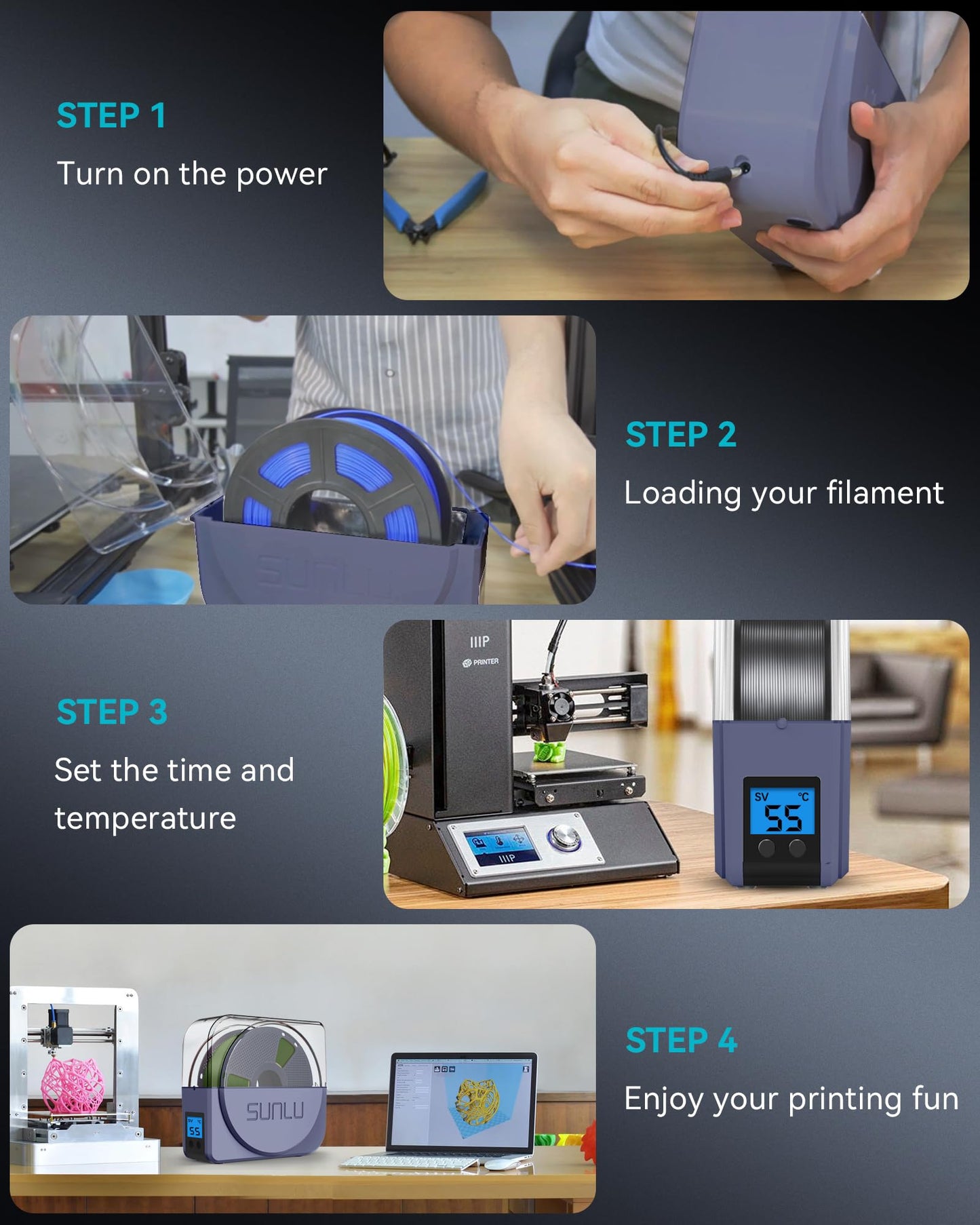 Sunlu S1 Plus Filament Trockner