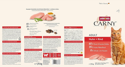 Animonda Carny - Katzen Trockenfutter Huhn & Rind