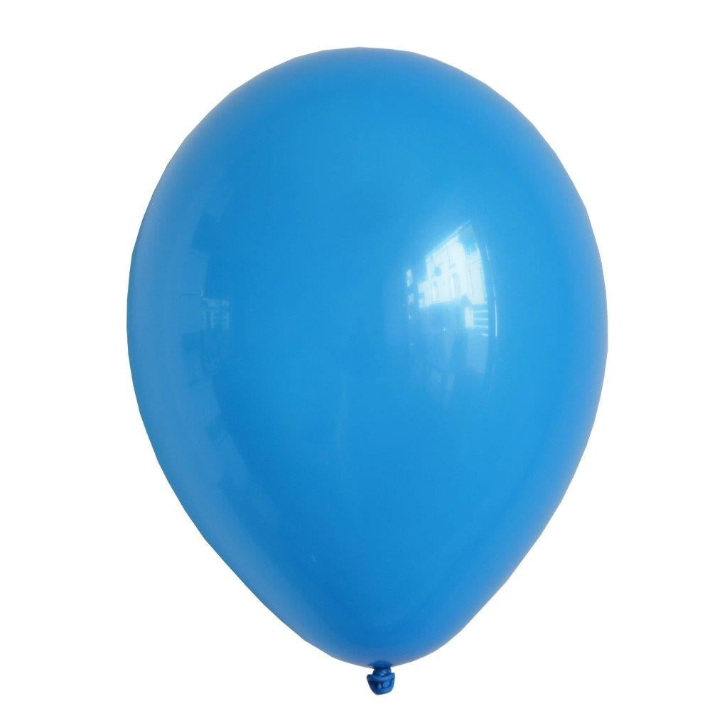 Luftballons Mittelblau