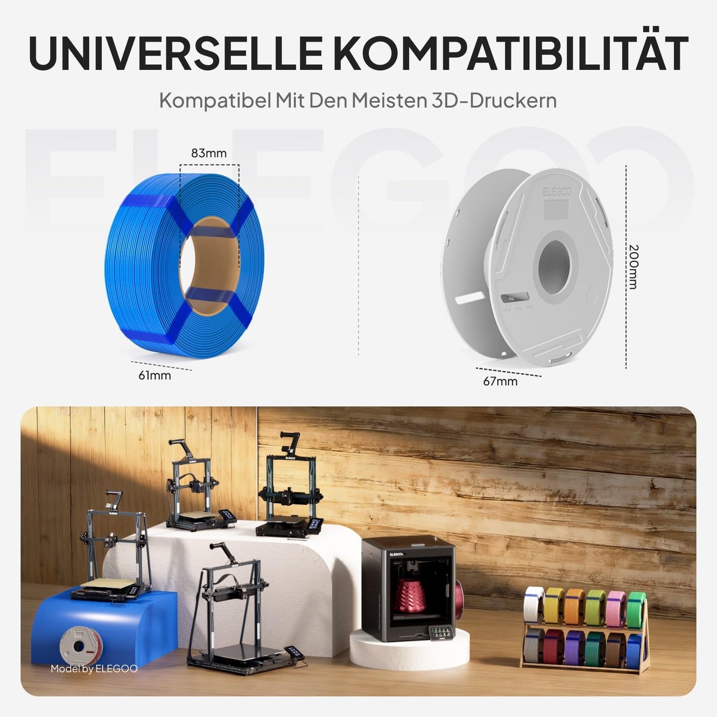 ELEGOO Matte PLA Filament