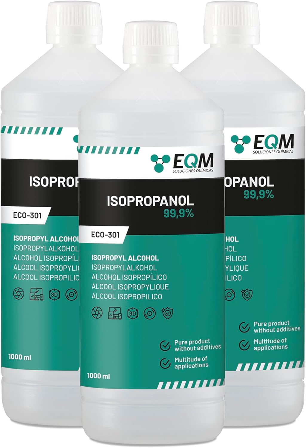 EQM - ECO-301 - Isopropylalkohol/Isopropanol 99.9% 1L