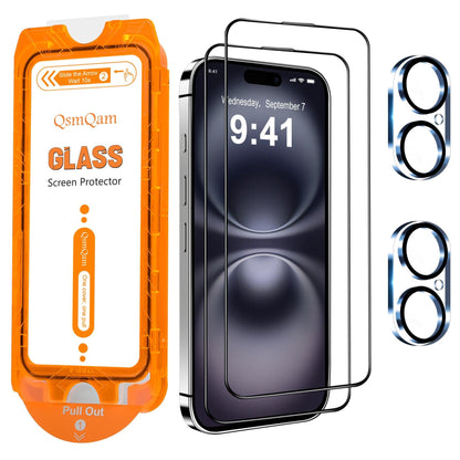 Apple iPhone / Samsung Galaxy - Panzerglas + Kamera Schutz