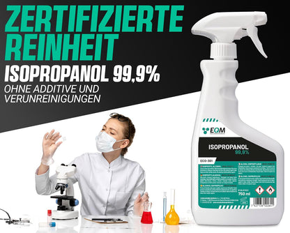 EQM - ECO-301 - Isopropylalkohol/Isopropanol 99.9% 1L