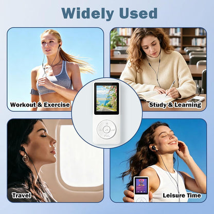 32GB MP3 Player - Bluetooth 5.3 mit 1.8" TFT Farbbildschirm