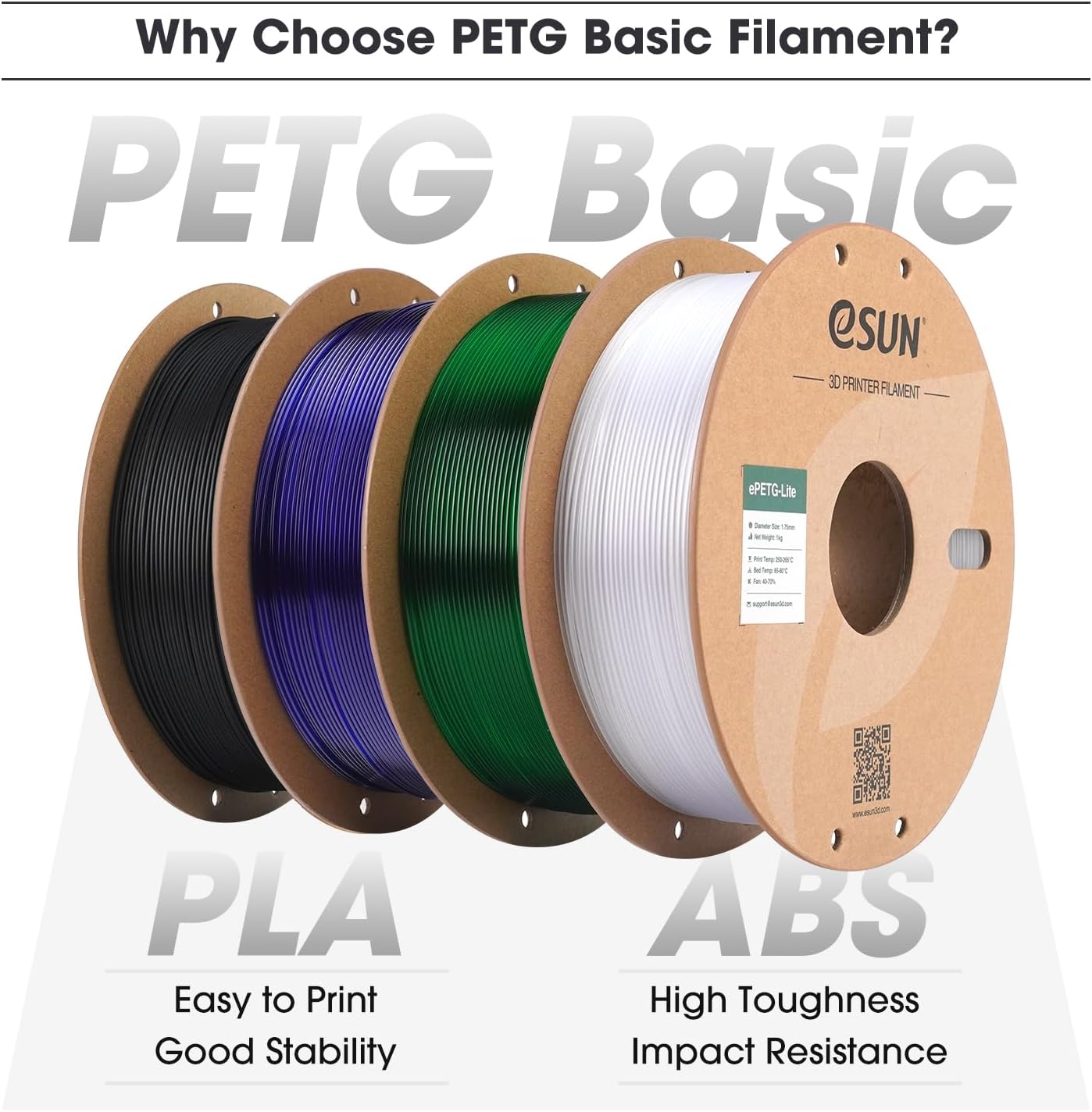 eSUN PETG Filament 1.75mm 1KG