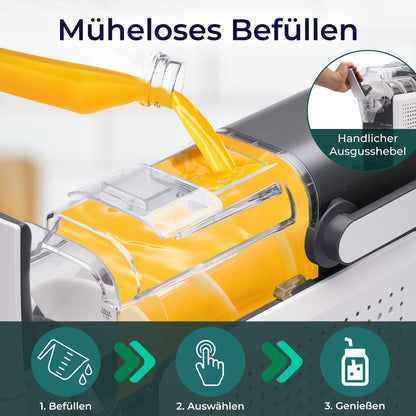 KLAMER Slush Maschine, mit 5 Programmen