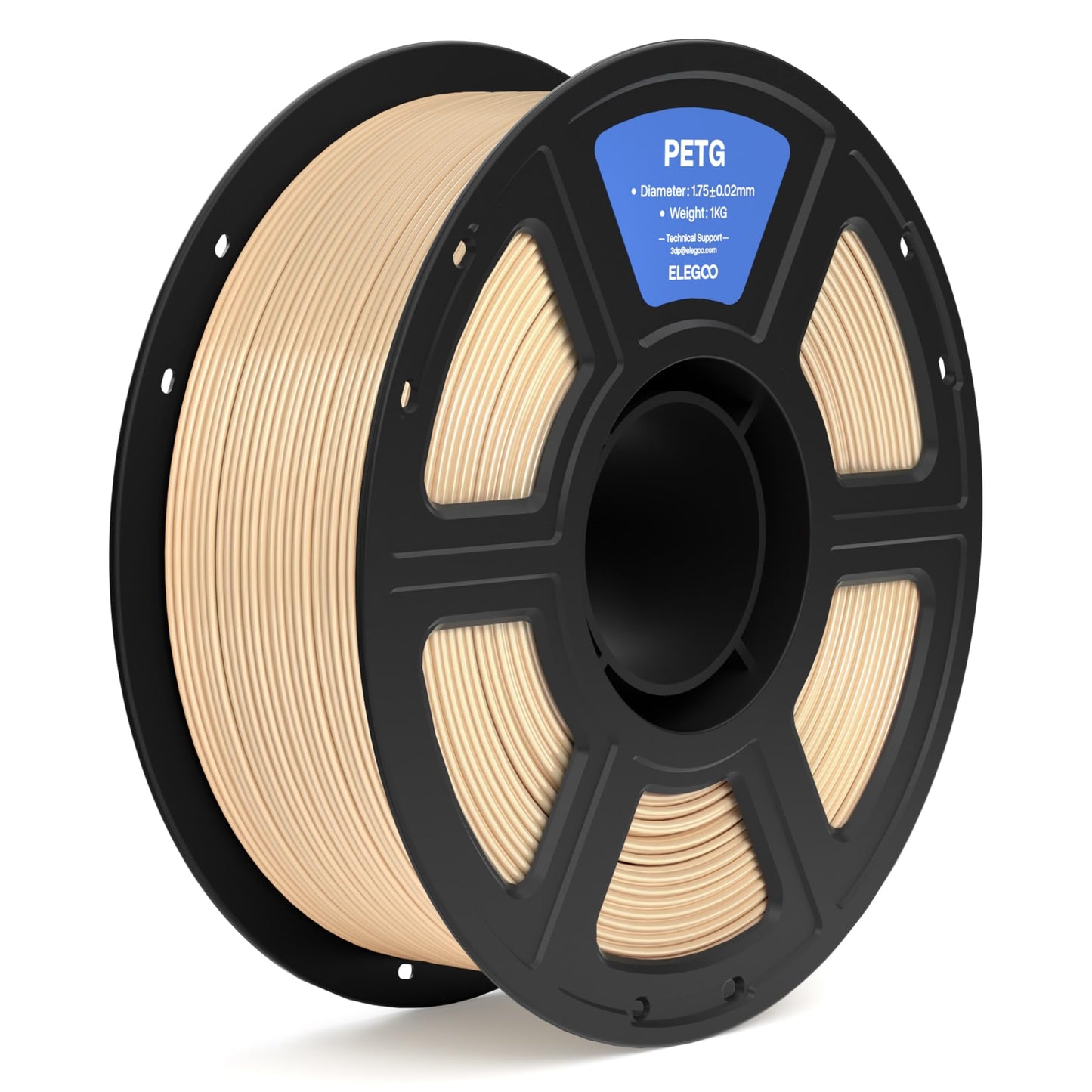 ELEGOO PETG Filament 1,75 mm Grau 1 KG