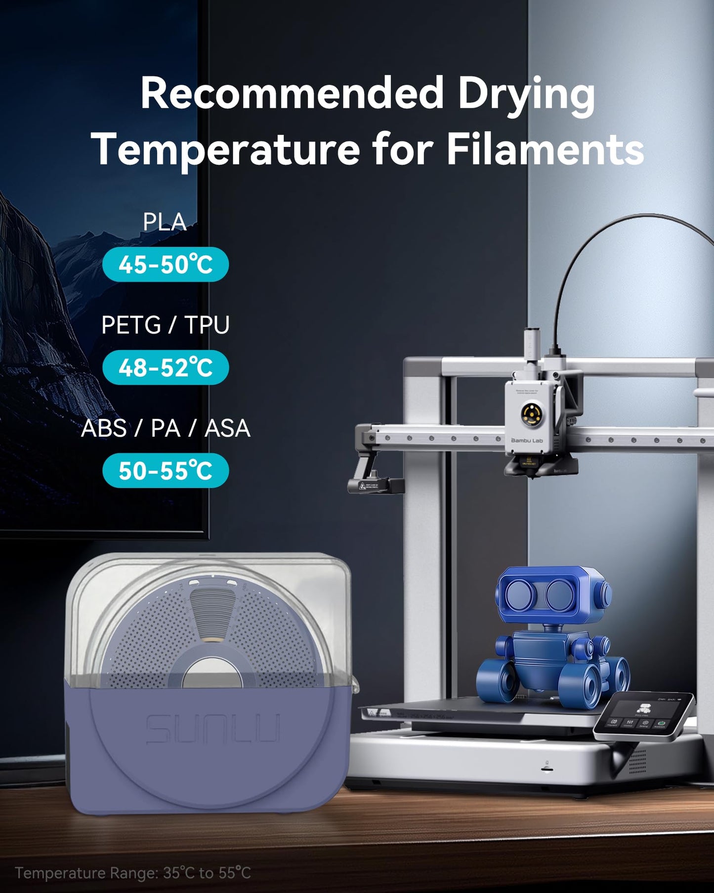 Sunlu S1 Plus Filament Trockner