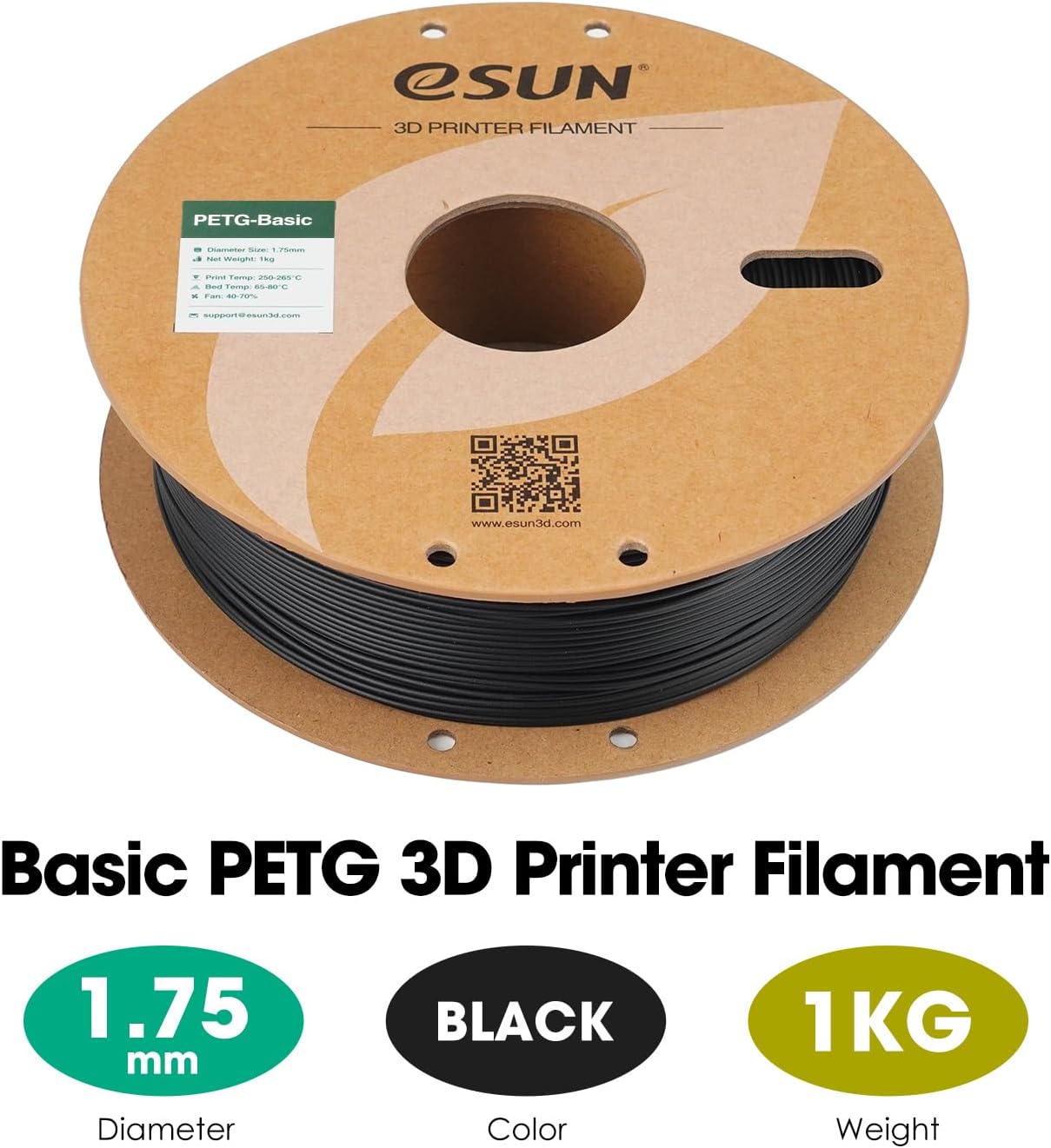 eSUN PETG Filament 1.75mm 1KG
