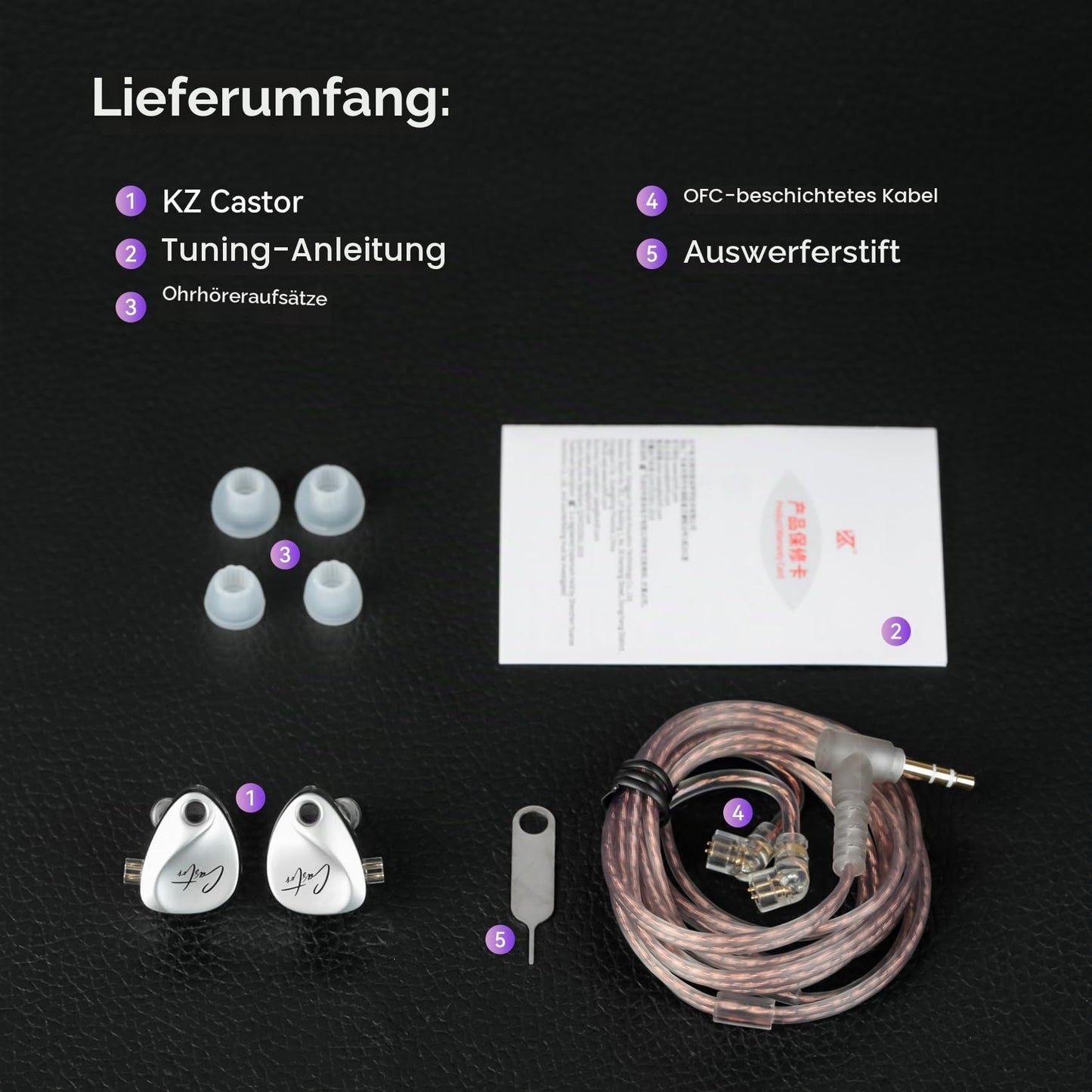 Keephifi CCA CRA IEM Kopfhörer In Ear Monitor