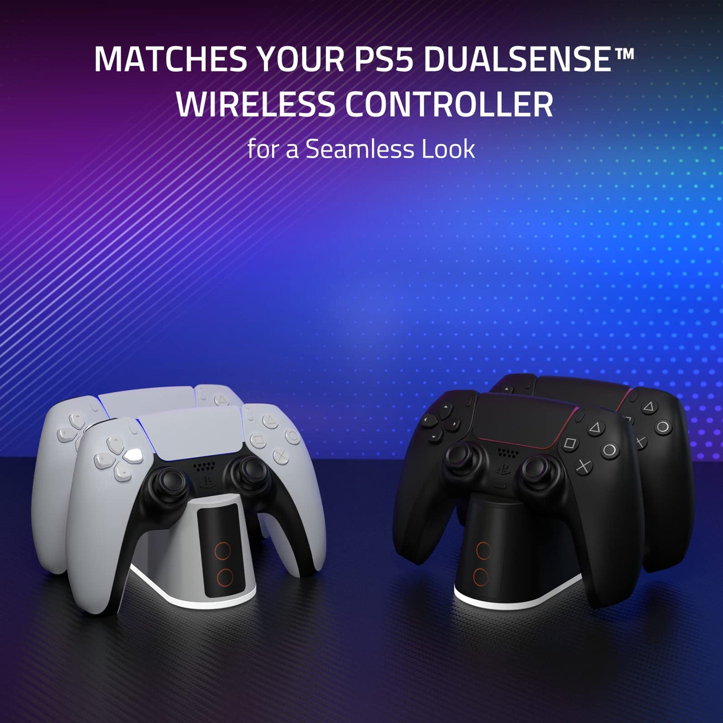 Ladestation für PS5 Controller RGB Licht