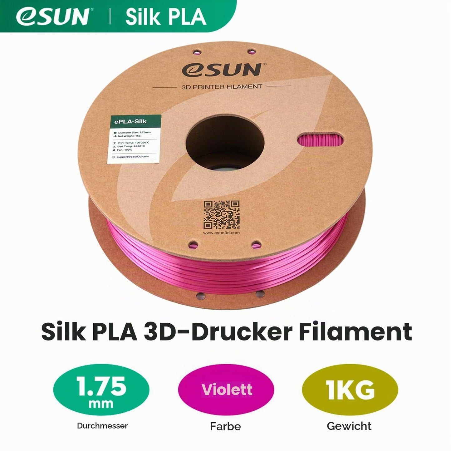 eSUN Silk PLA Filament 1.75mm
