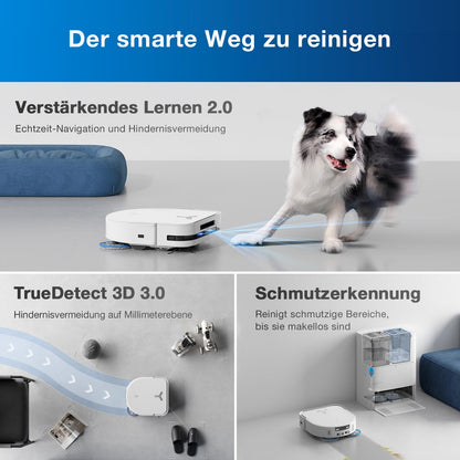 ECOVACS DEEBOT X5 Omni Saugroboter mit Wischfunktion