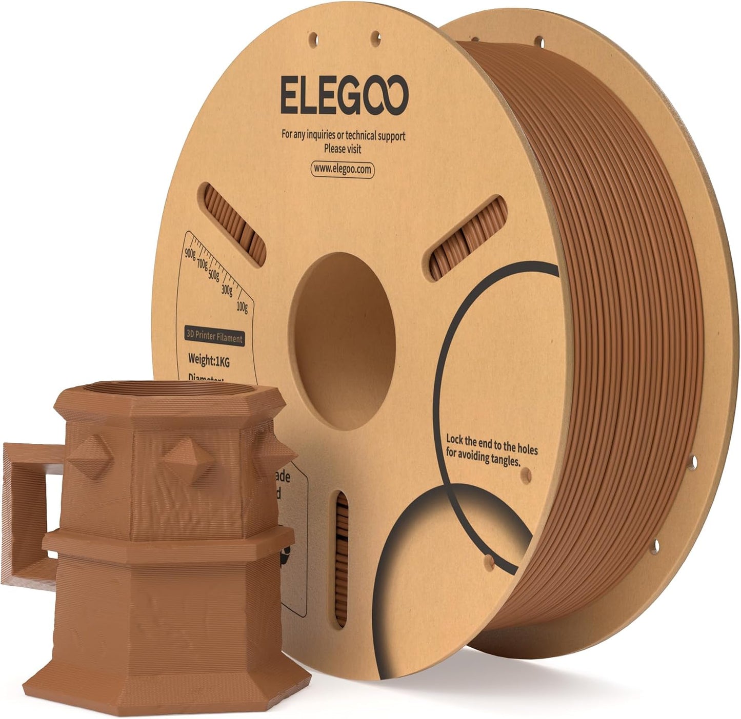 ELEGOO PLA Filament 1.75mm Schwarz 1KG