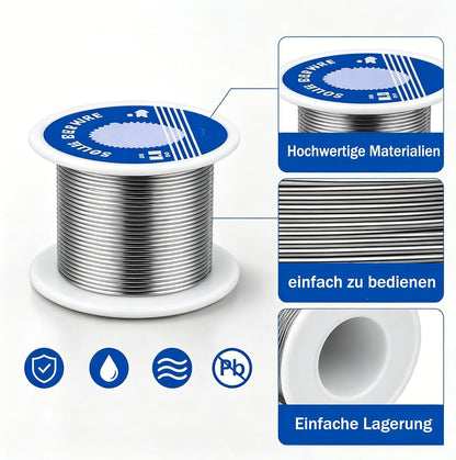 3 Stück 50g Lötzinn mit Flussmittel