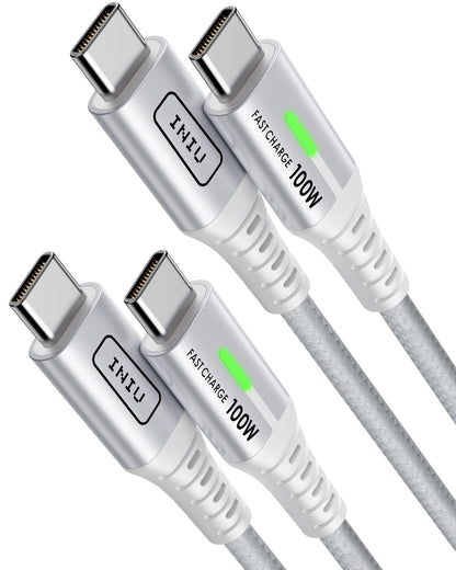 INIU USB C Kabel, 2m - 100W Power - Für Smartphones, Tablets & MacBooks (Notebooks)