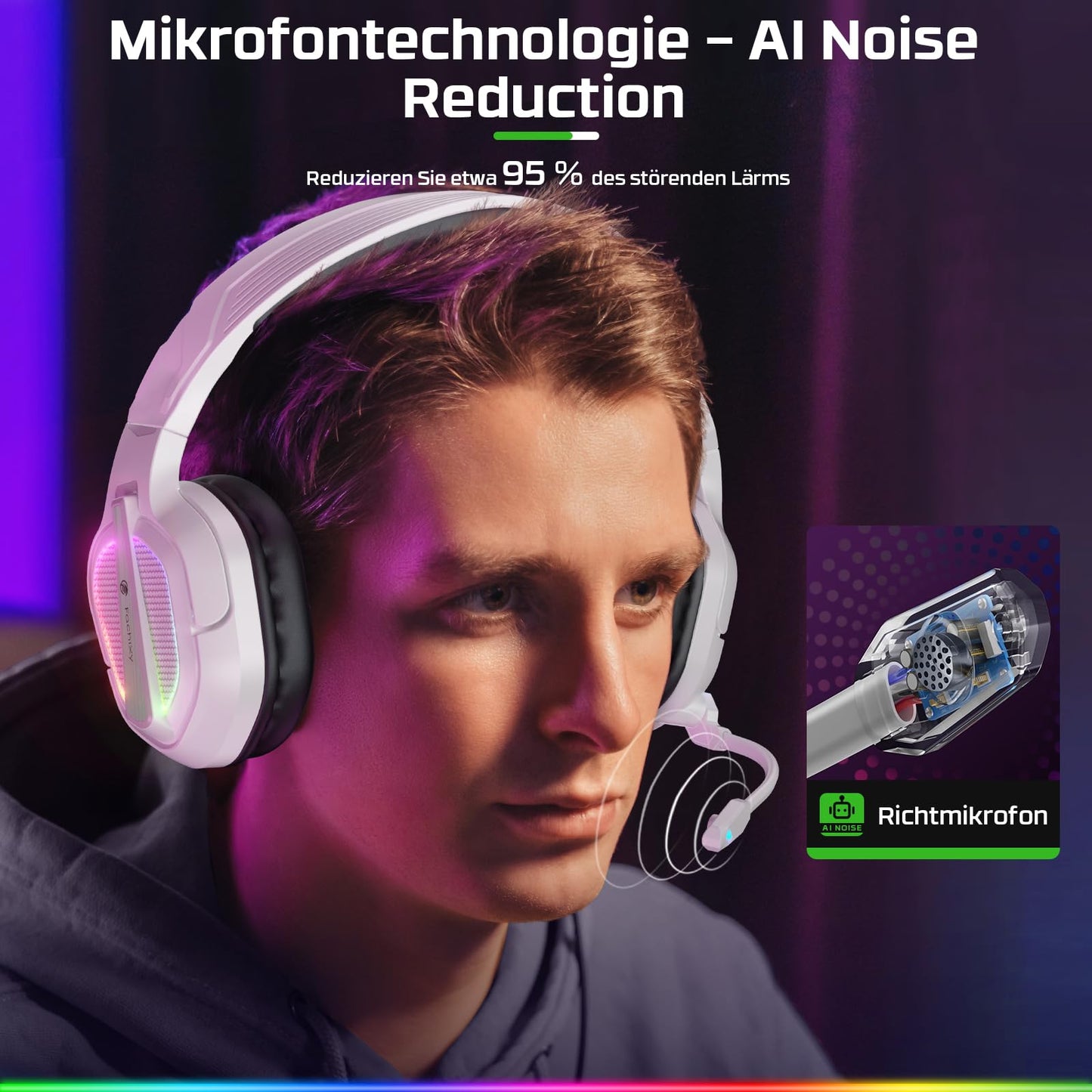 Fachixy FC200 Gaming Headset - PS5 PS4 PC Xbox One Nintendo Switch