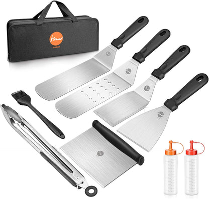 Huolewa Barbecue Spatula Set, Stainless Steel - 9teilig