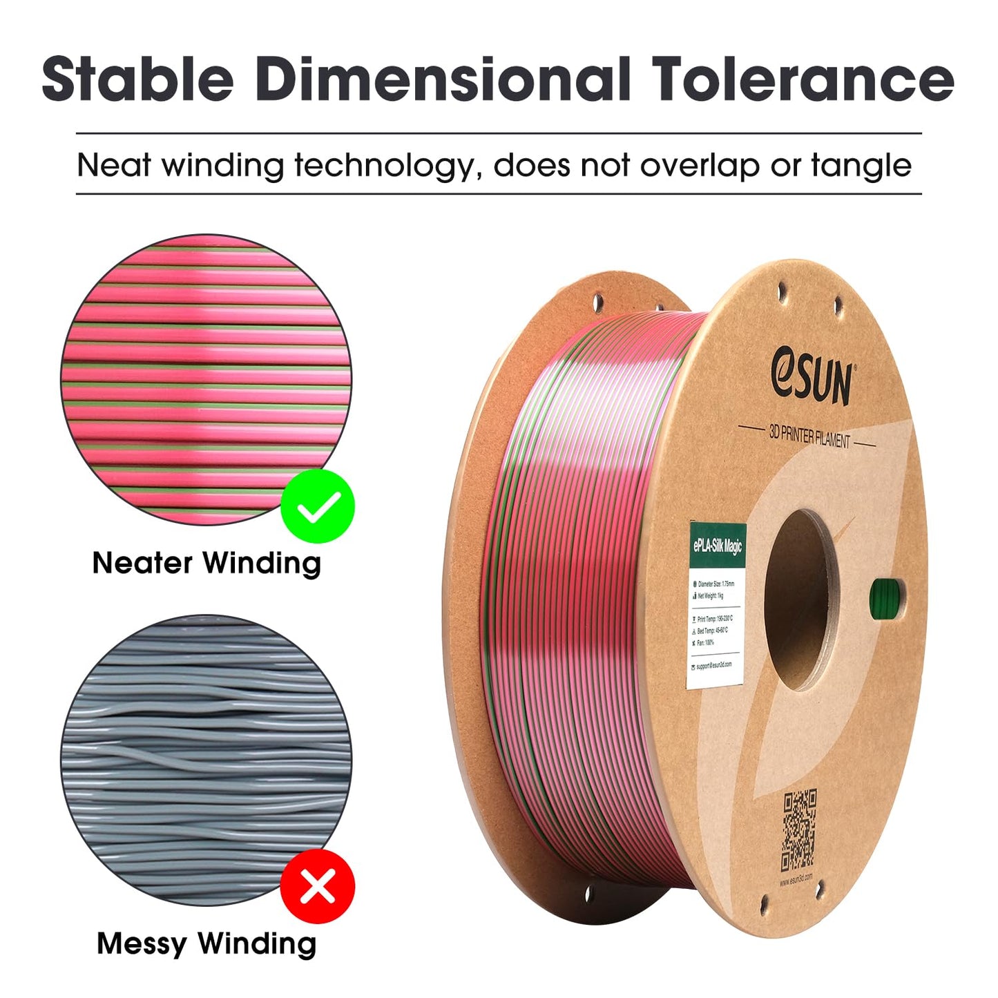eSUN Silk PLA Filament 1.75mm