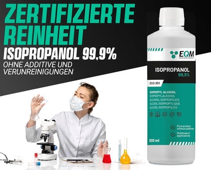 EQM - ECO-301 - Isopropylalkohol/Isopropanol 99.9% 1L