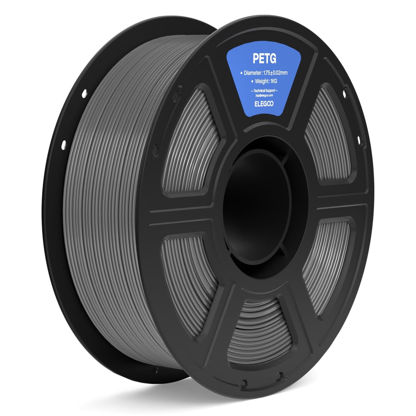 ELEGOO PETG Filament 1,75 mm Grau 1 KG