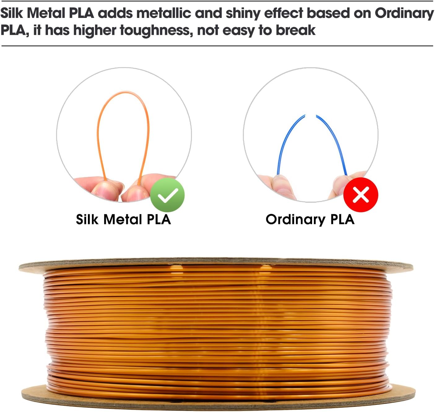 eSUN Silk PLA Filament 1.75mm
