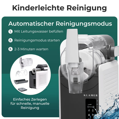 KLAMER Slush Maschine, mit 5 Programmen