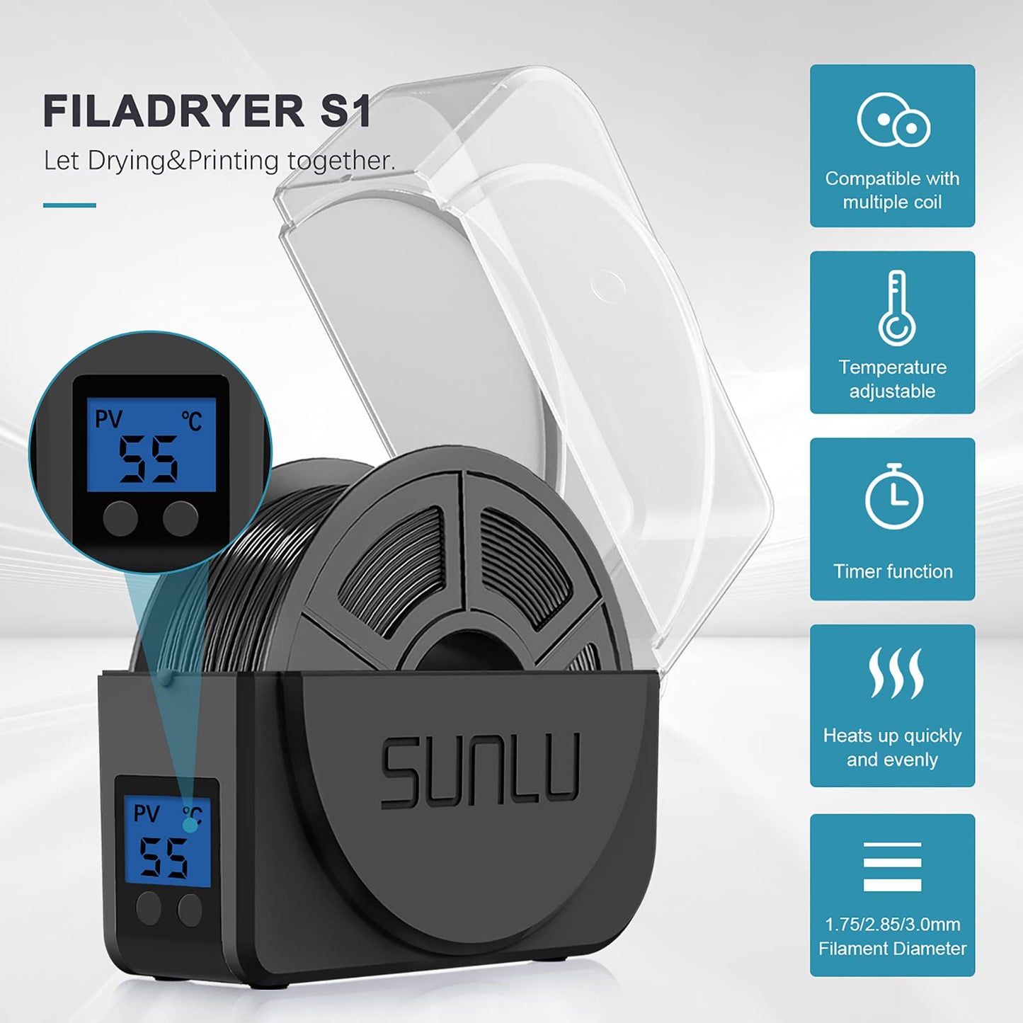 Sunlu S1 Plus Filament Trockner