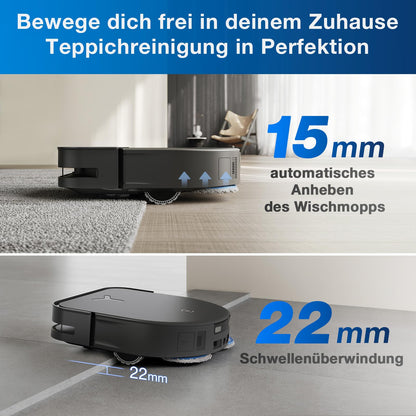 ECOVACS DEEBOT X5 Omni Saugroboter mit Wischfunktion