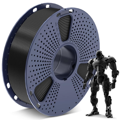 SUNLU PLA Filament 1.75mm, 3D Drucker Filament PLA Schwarz, Maßgenauigkeit +/- 0,02mm 1KG Spule