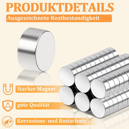 200 Stück Klein Rund Magnete, 4Größen Rund Neodym