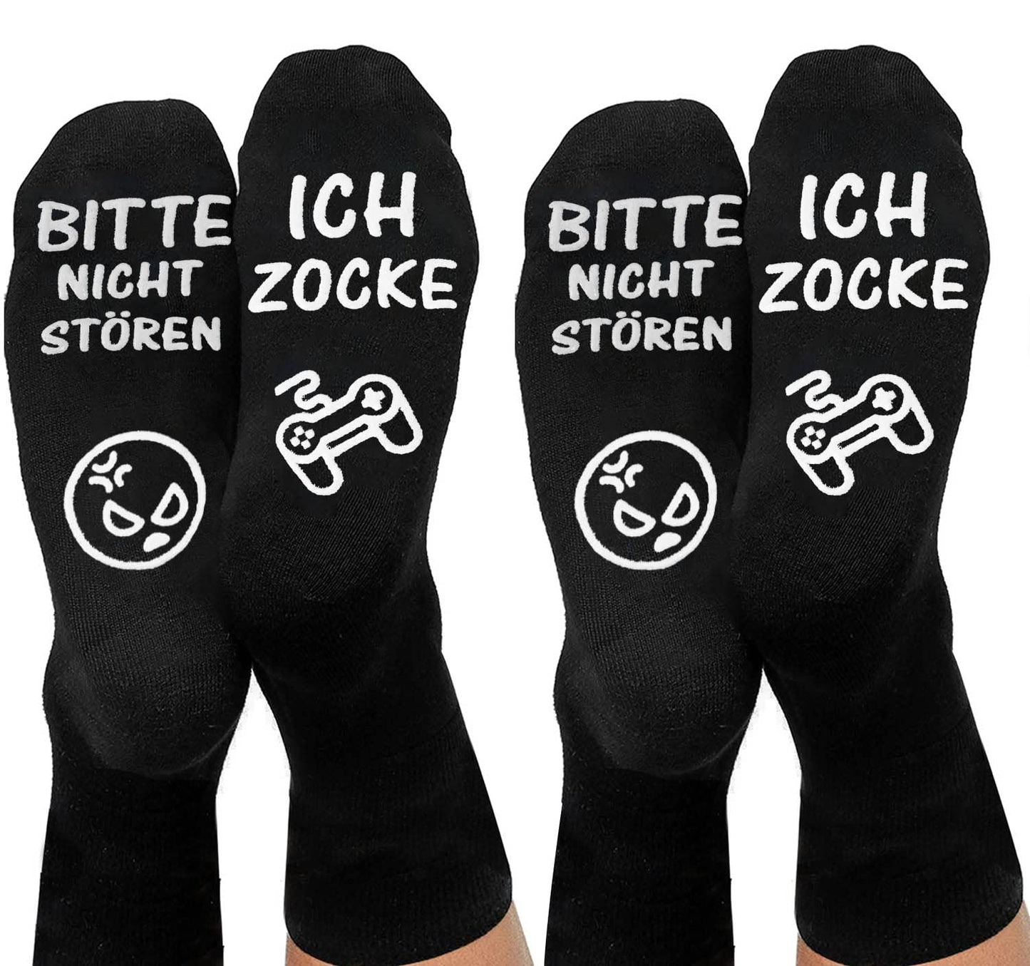 Gaming Socken - Rutschfest - Baumwolle