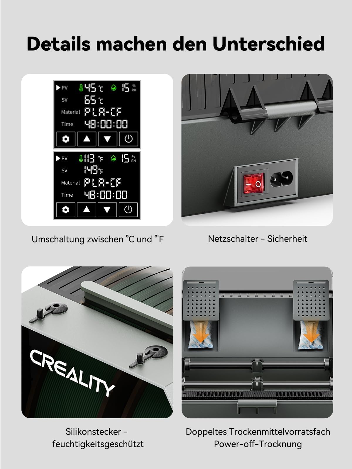 Creality Space PI Plus Filament Trockner