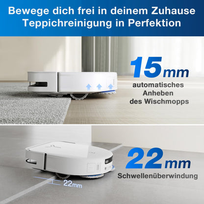 ECOVACS DEEBOT X5 Omni Saugroboter mit Wischfunktion