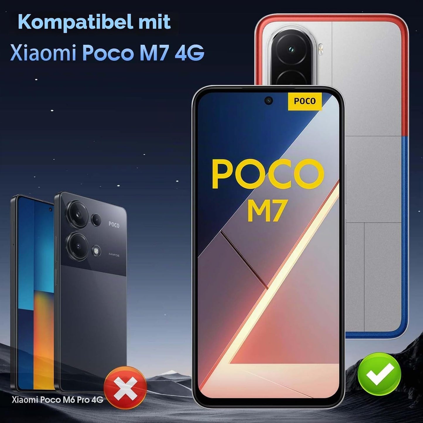 QULLOO Schutzfolie - Pro Panzerglas, 2 Stück mit Autoinstallation