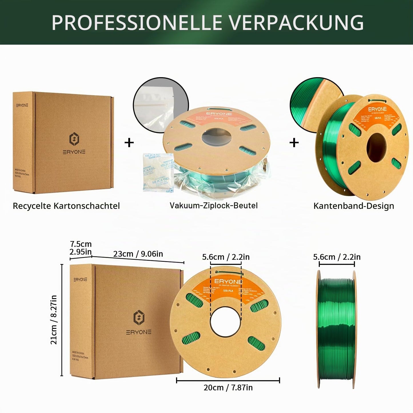 ERYONE Silk PLA Filament 1.75 mm
