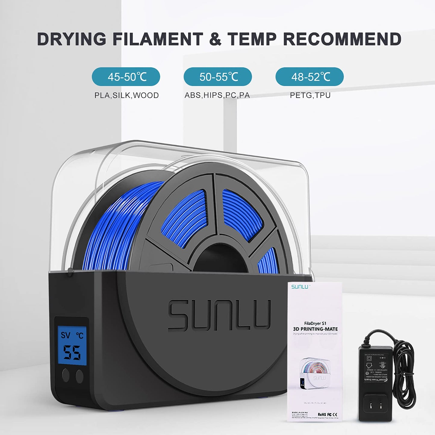Sunlu S1 Plus Filament Trockner