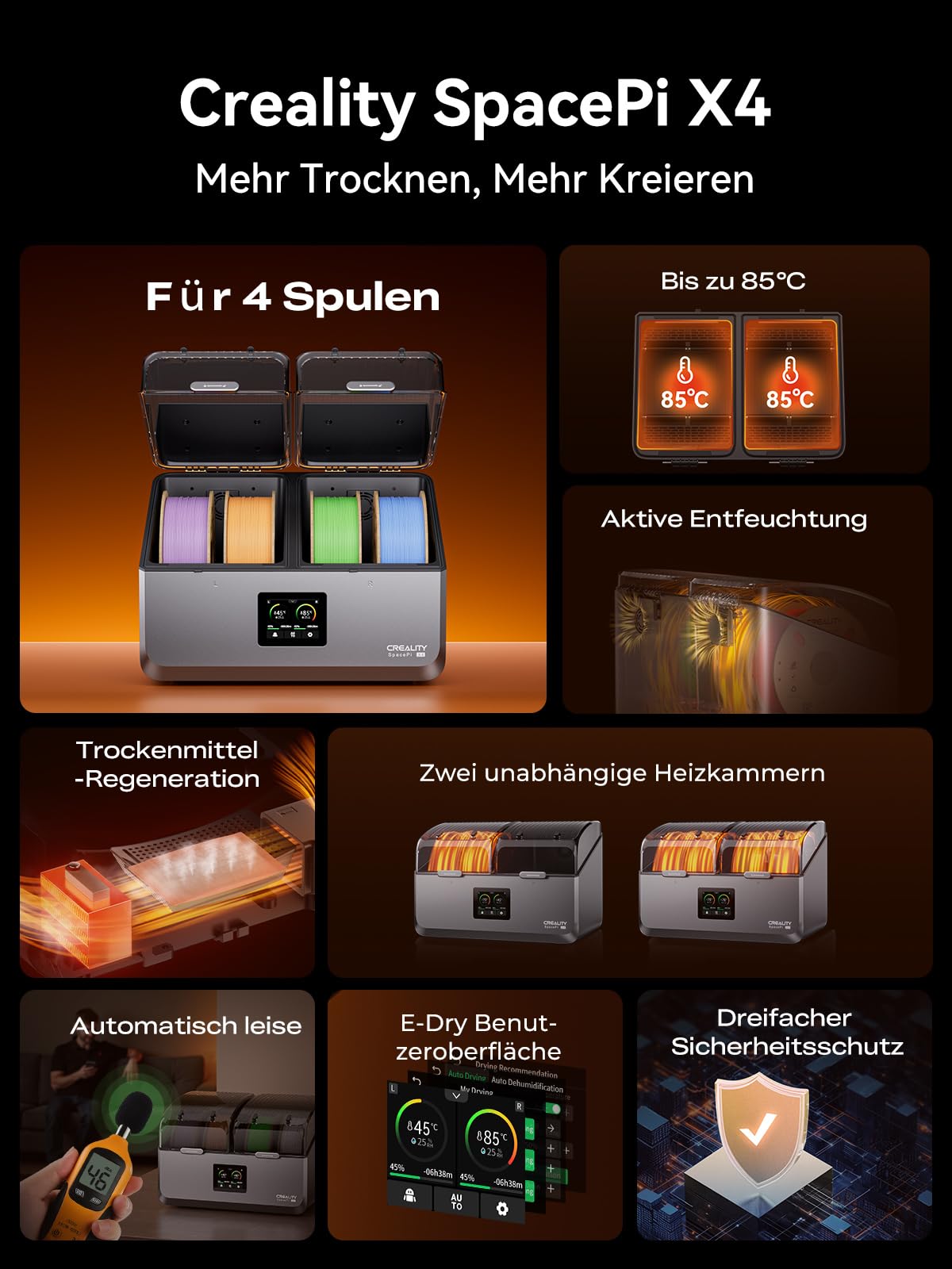 Creality Space PI Plus Filament Trockner