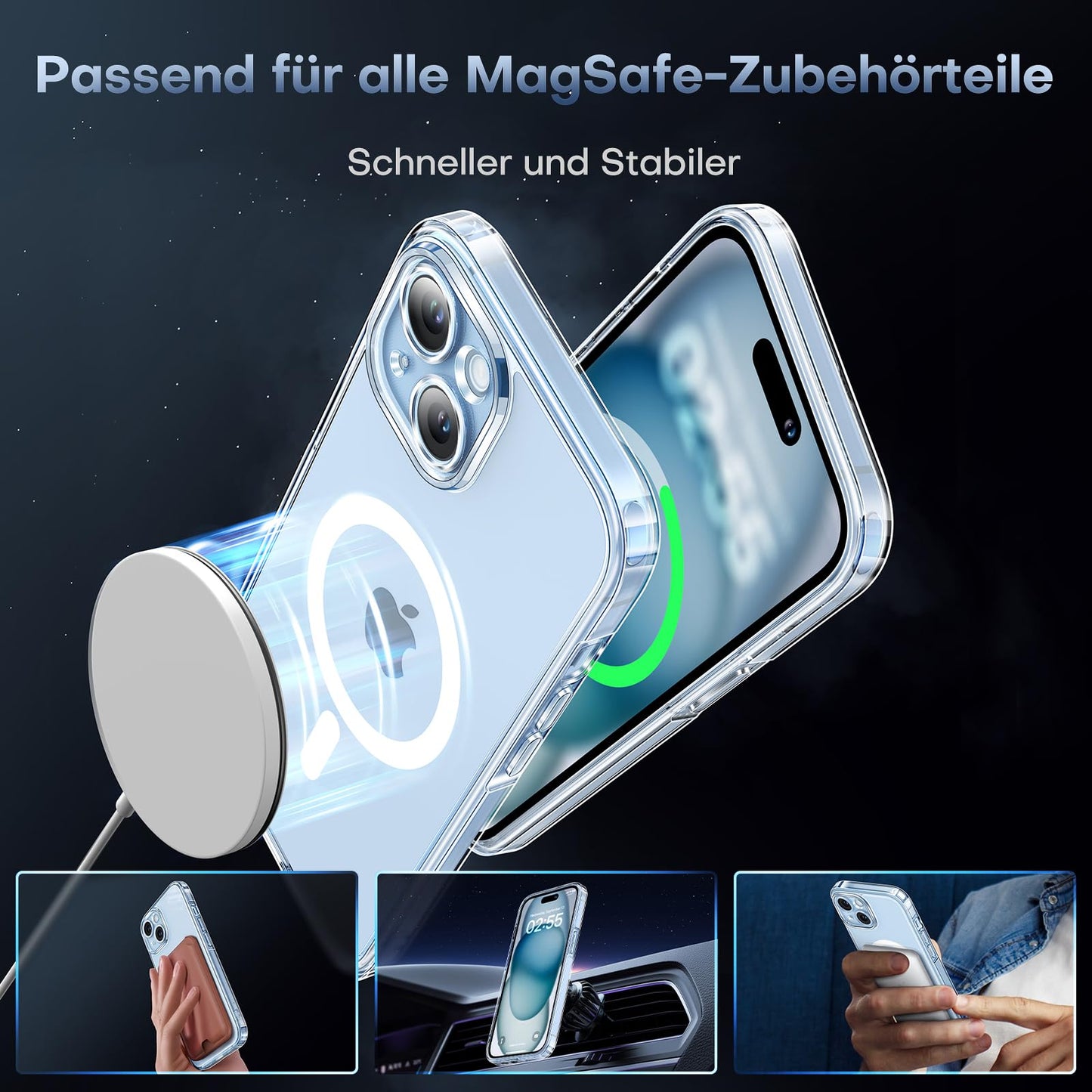 TOCOL 3 in 1 Case für Apple iPhone