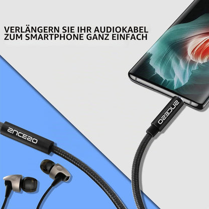Klinke Audio Verlängerungskabel Aux Kabel Nylon 3.5mm Stereo