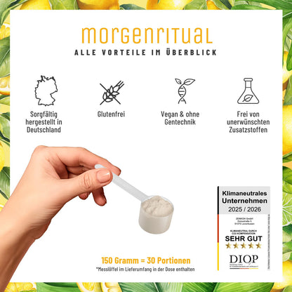 NATURTREU® Morgenritual - Wakeup Shake - 150g Dose