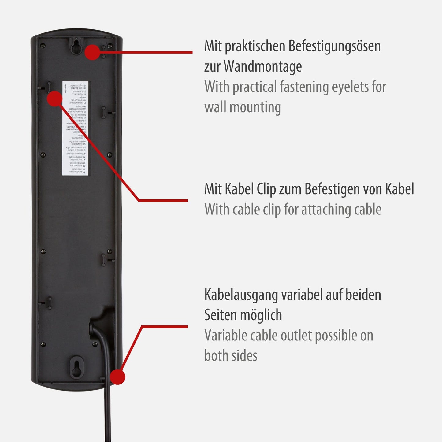 Brennenstuhl Primera-Line Steckdosenleiste 10-Fach (2m Kabel)