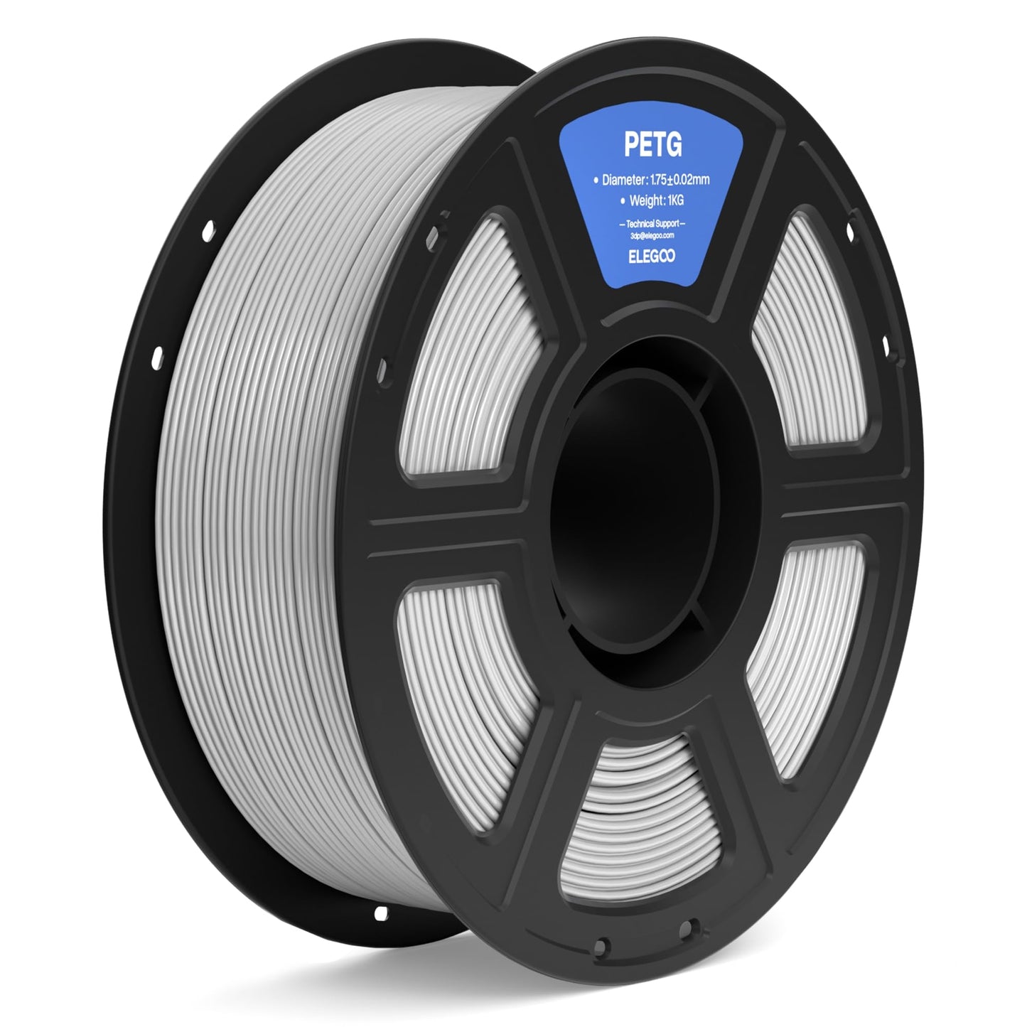 ELEGOO PETG Filament 1,75 mm Grau 1 KG