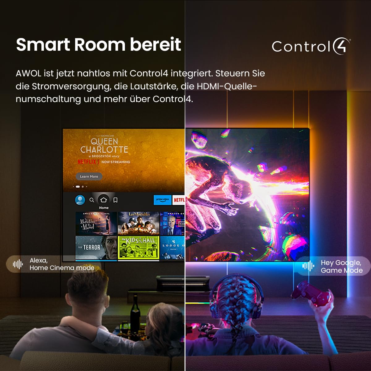 AWOL VISION - LTV-2500 UHD, 4K, 3D, RGB Projektor