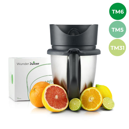 Wundermix - WunderJuicer® Saftpresse für Thermomix TM6, TM5 & TM31 • Zitruspresse & Entsafter • Made in Germany