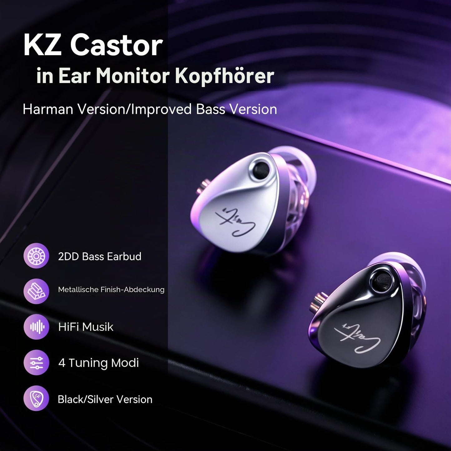 Keephifi CCA CRA IEM Kopfhörer In Ear Monitor