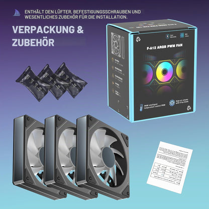 ANSAITE PC Lüfter 120 mm