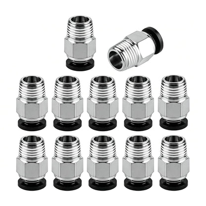 12 Stück PC4-M10 Stecker
