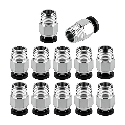 12 Stück PC4-M10 Stecker