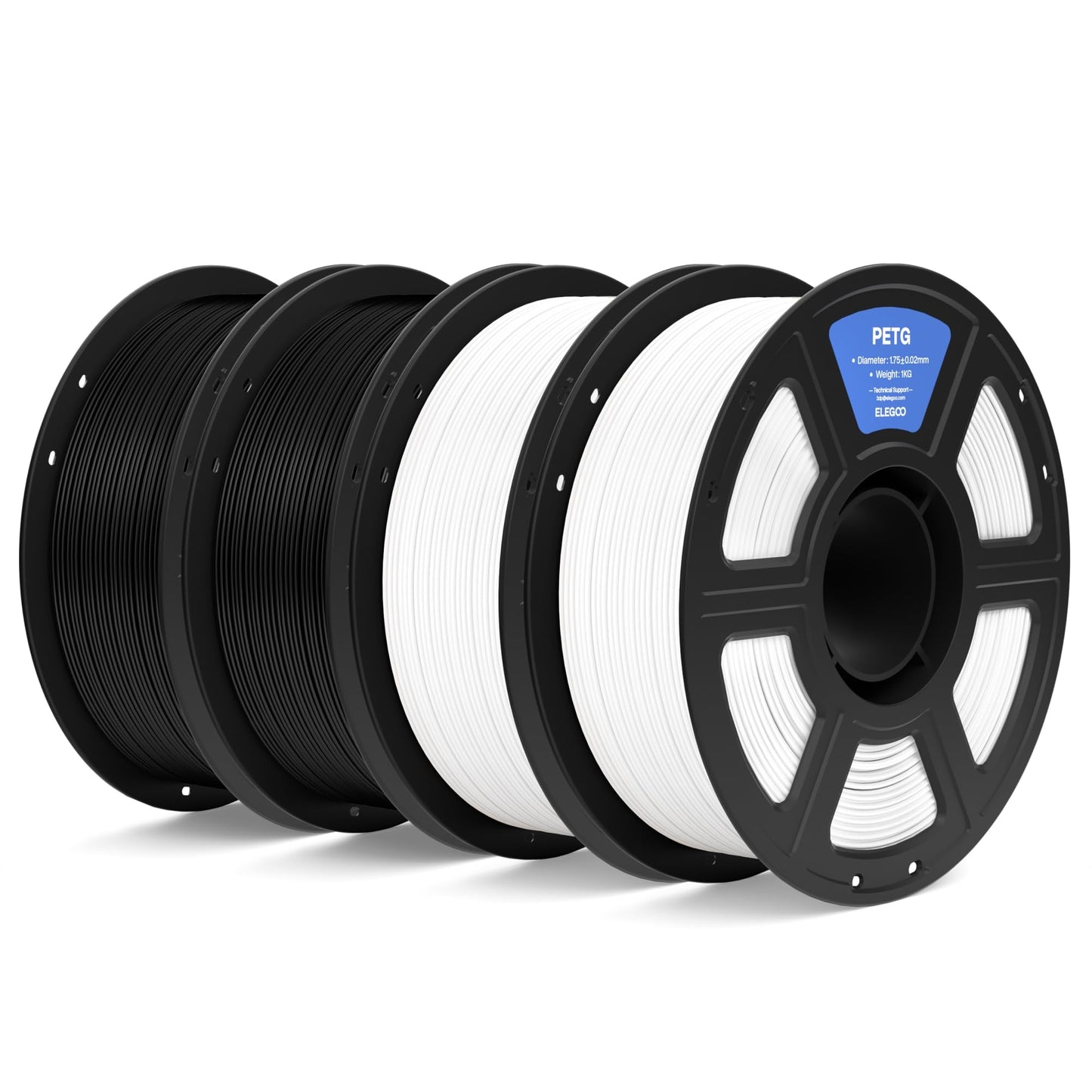 ELEGOO PETG Filament 1,75 mm Grau 1 KG